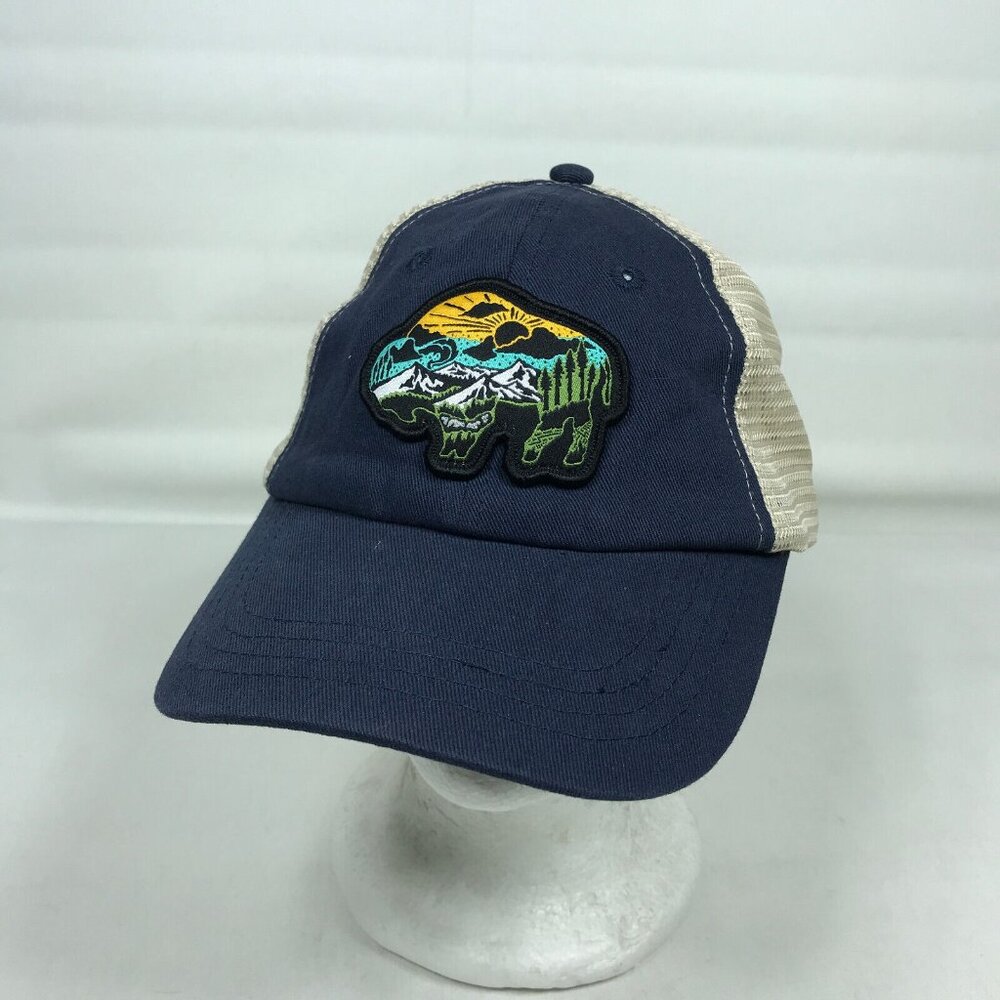 AtomicChild Colorado Bison Outdoor Artwork Mesh Back Snapback Dad Hat Cap
